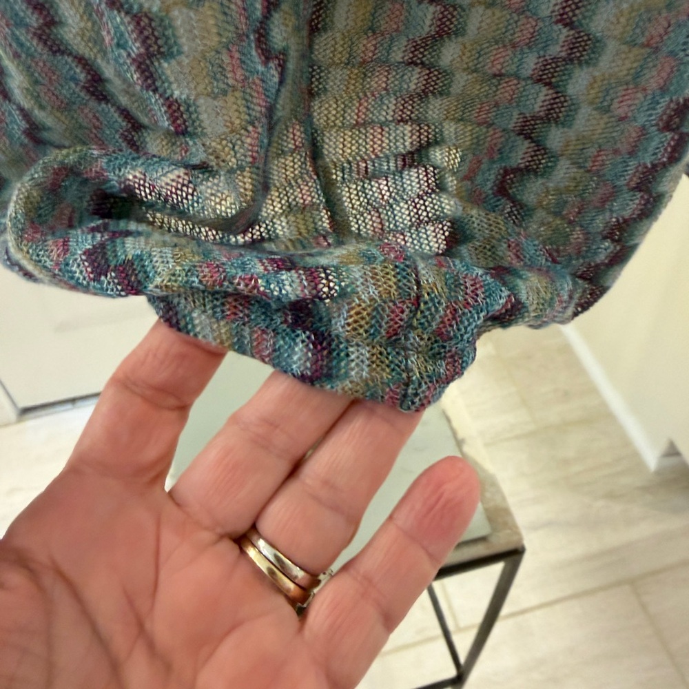 Sanctuary Brand Multicolor Light Weight Sweater with Dolman Sleeves - Picture 6 of 9